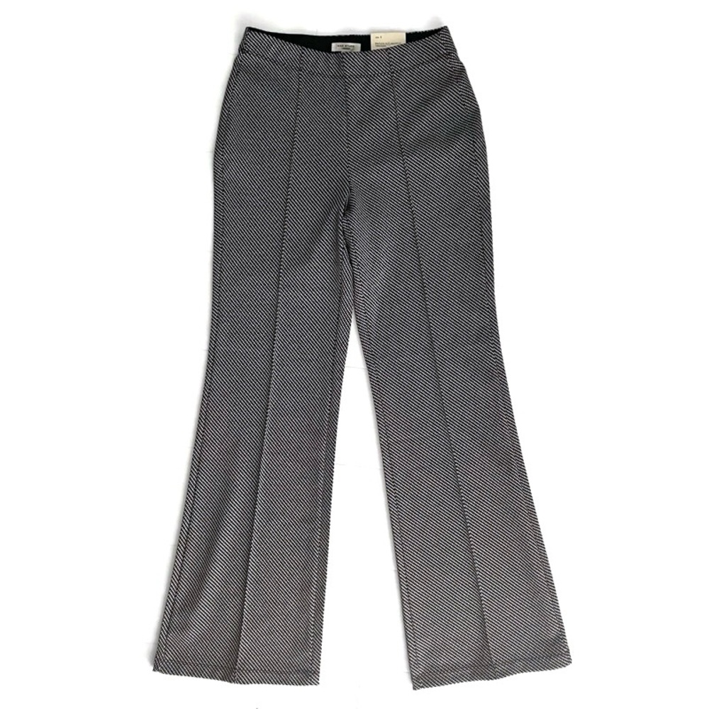 Max Studio London Pintuck Slim Bootcut Trousers Business Casual Office Women’s S